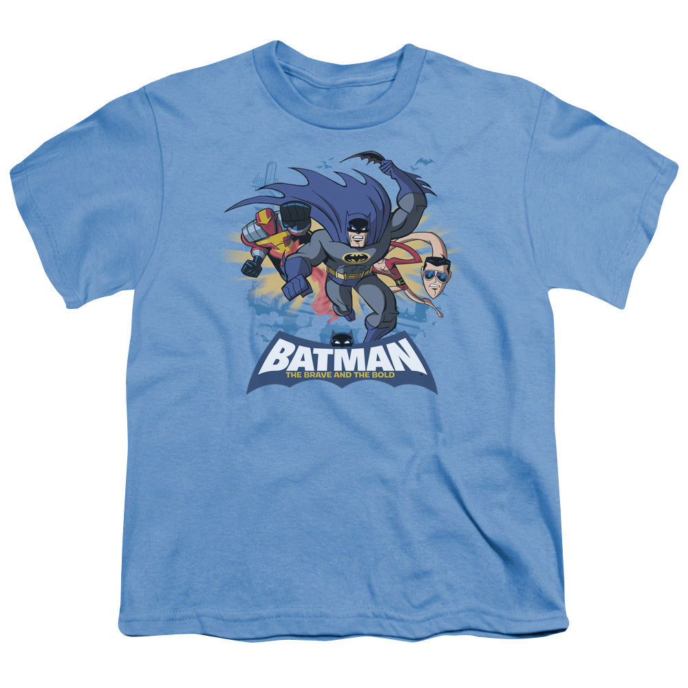 Batman Bb Charging Trio Licensed Kid's T-Shirt (Ages 4-7) XS-XL