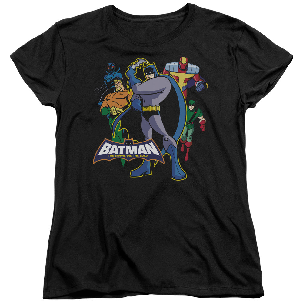 Batman Bb Waiting Licensed Women's T-Shirt Regular Fit LG