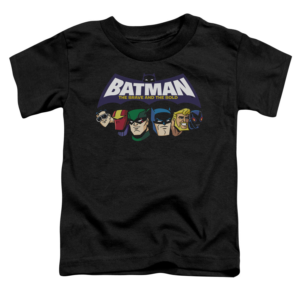 Batman Bb Head Lineup Licensed Toddler T-Shirt LG