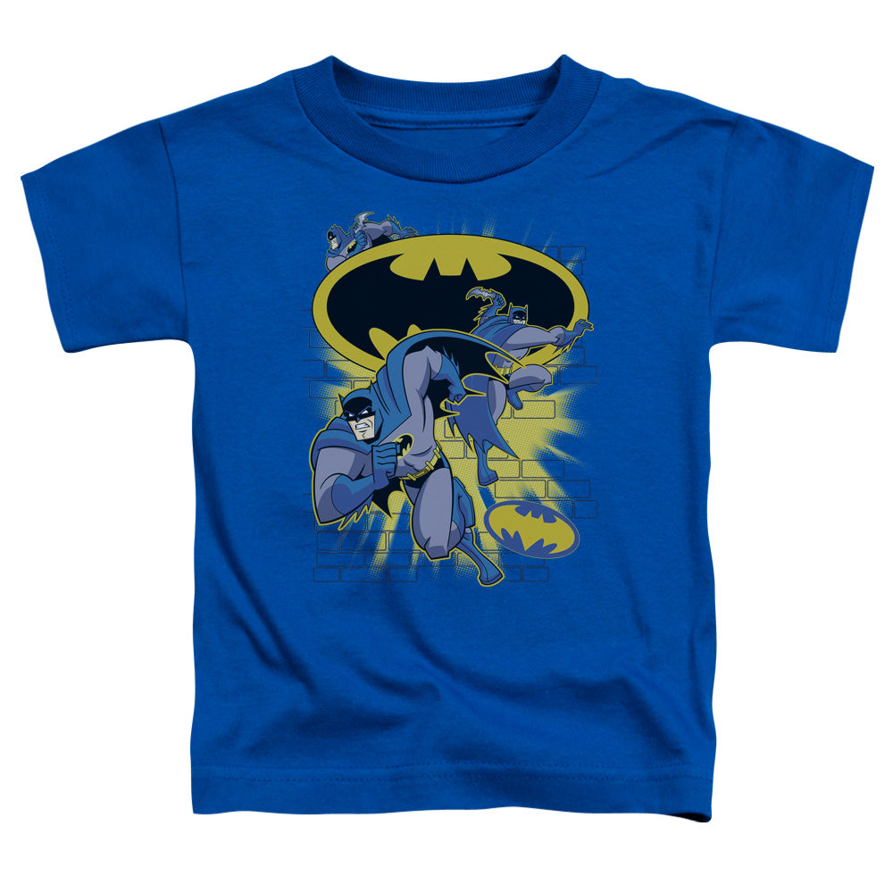 Batman Bb Action Collage Licensed Toddler T-Shirt LG