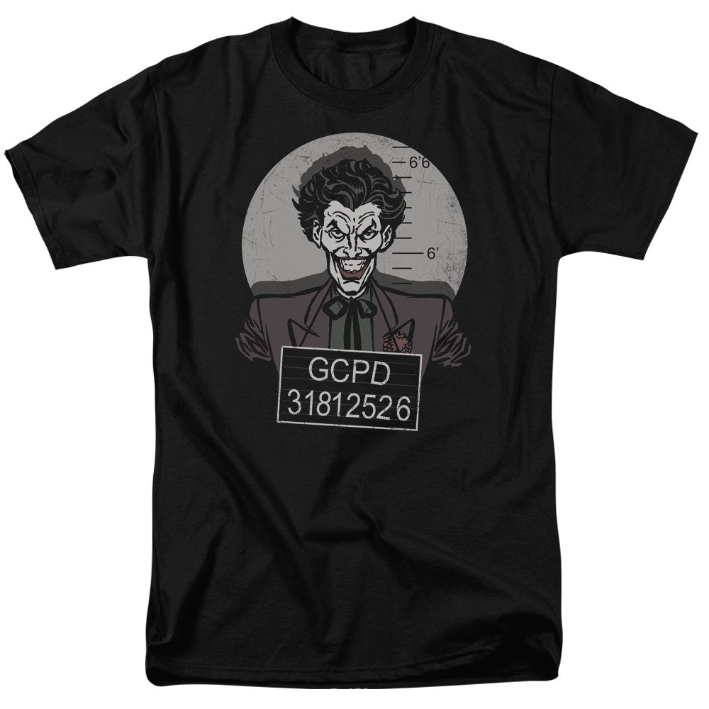 AN OFFCIALLY LICENSED BATMAN BUSTED! MEN'S REGULAR FIT T-SHIRT BLACK