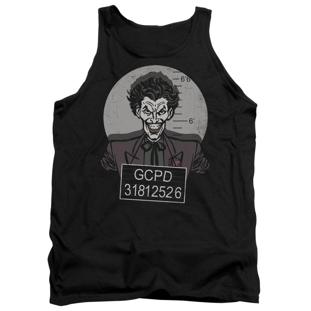 AN OFFCIALLY LICENSED BATMAN BUSTED! ADULT UNISEX TANK TOP BLACK