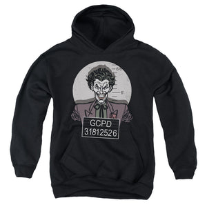 AN OFFCIALLY LICENSED BATMAN BUSTED! YOUTH HOODIE BLACK