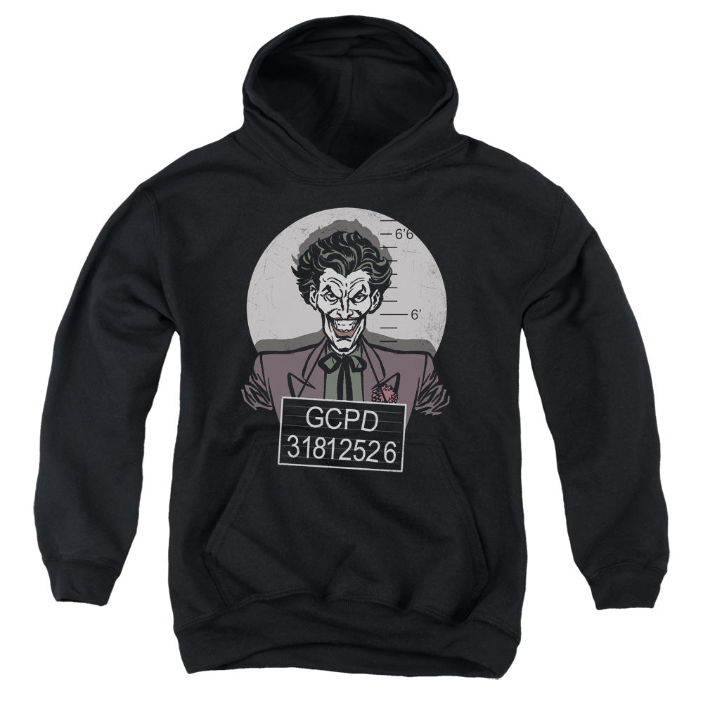 AN OFFCIALLY LICENSED BATMAN BUSTED! YOUTH HOODIE BLACK