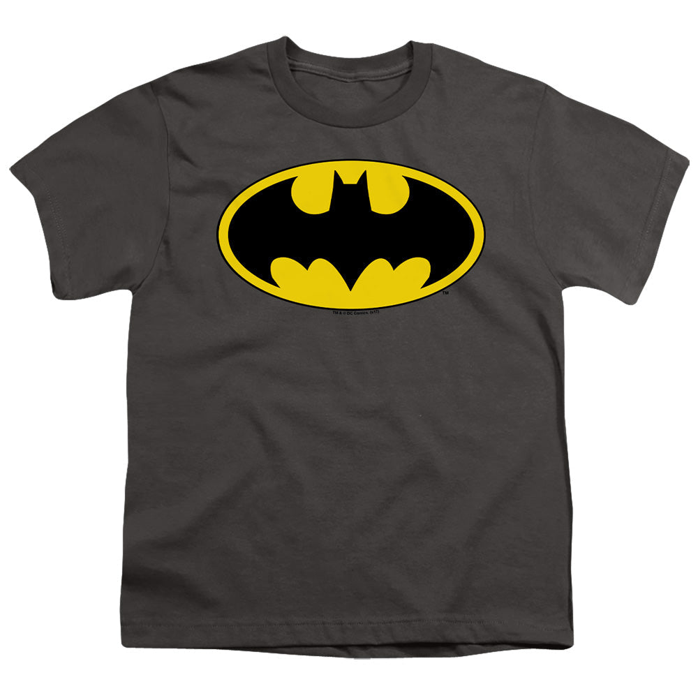 Batman Classic Bat Logo Licensed Kid's T-Shirt (Ages 4-7) XS-XL