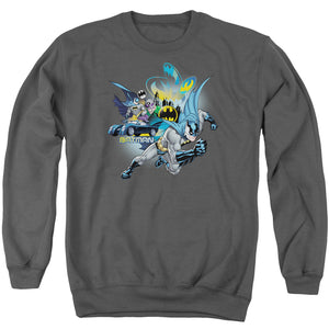 AN OFFCIALLY LICENSED BATMAN CALL OF DUTY ADULT UNISEX CREWNECK SWEATSHIRT CHARCOAL