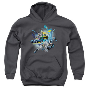 AN OFFCIALLY LICENSED BATMAN CALL OF DUTY YOUTH HOODIE CHARCOAL