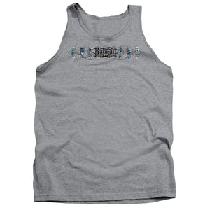 AN OFFCIALLY LICENSED BATMAN SKATEBOARD BATS ADULT UNISEX TANK TOP ATHLETIC HEATHER