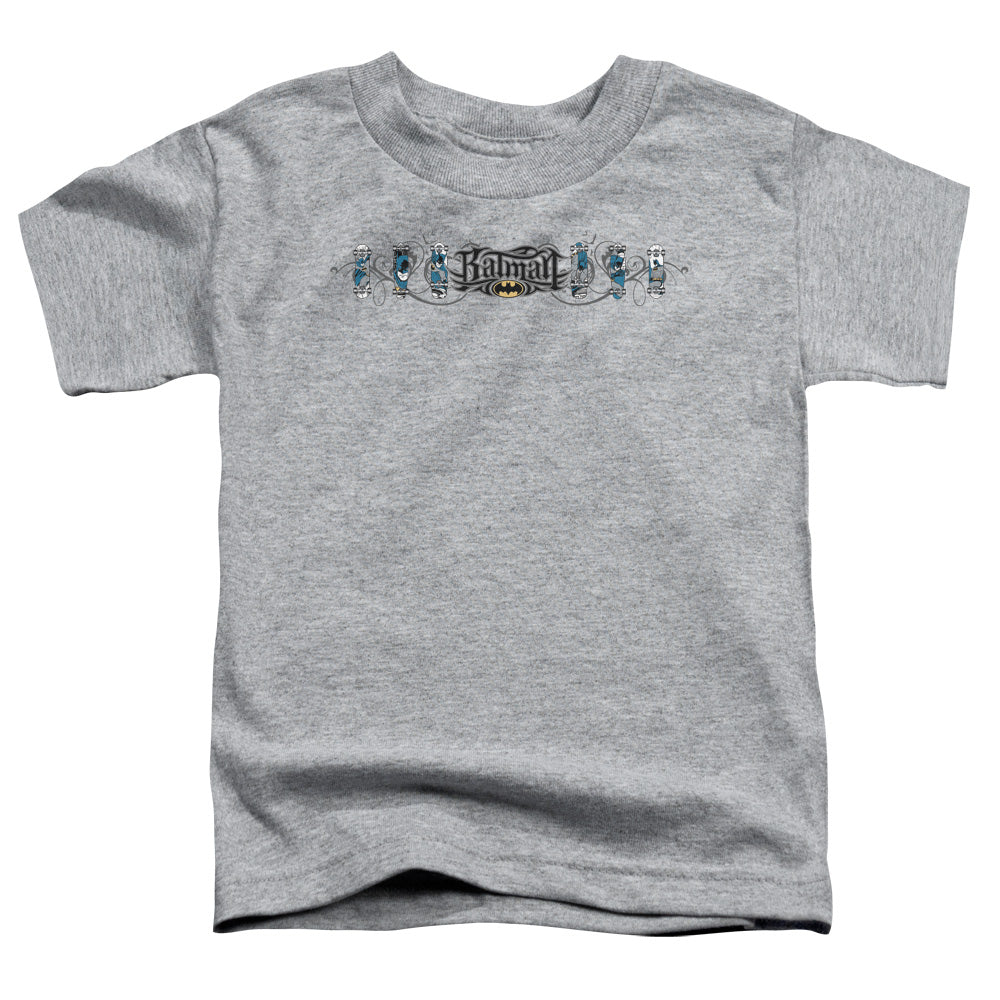 Batman Skateboard Bats Licensed Toddler T-Shirt LG