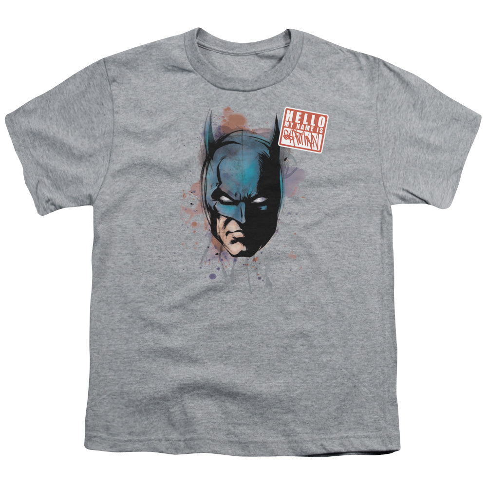 Batman Hello Licensed Kid's T-Shirt (Ages 4-7) SM-XL