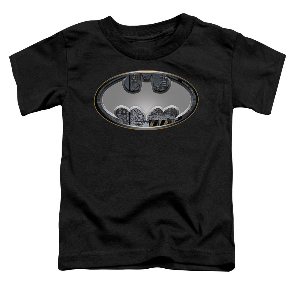 Batman Steel Wall Shield Licensed Toddler T-Shirt LG