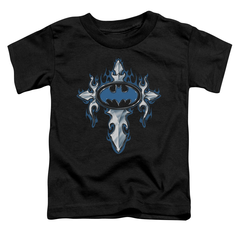 Batman Gothic Steel Logo Licensed Toddler T-Shirt LG
