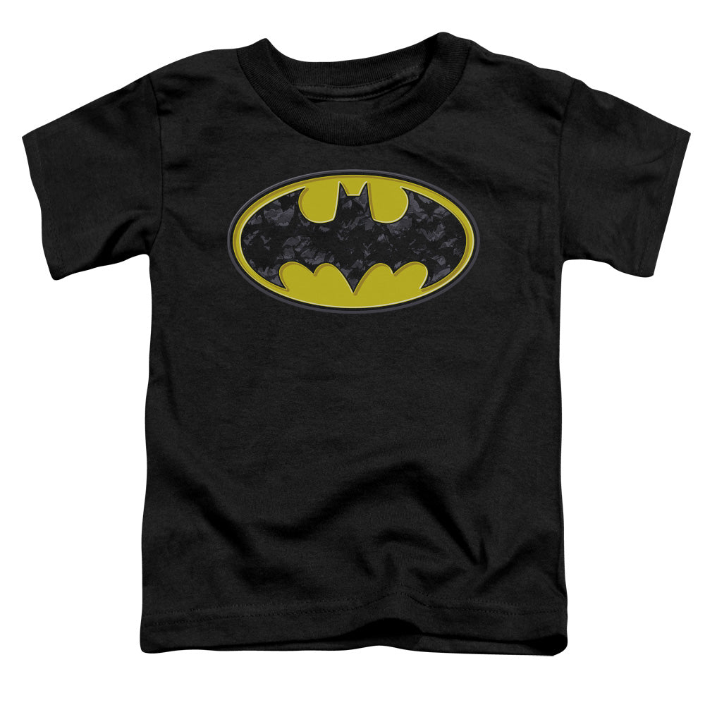 Batman Bats In Logo Licensed Toddler T-Shirt LG