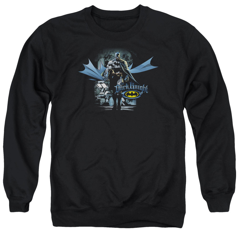 AN OFFCIALLY LICENSED BATMAN FROM THE DEPTHS ADULT UNISEX CREWNECK SWEATSHIRT BLACK