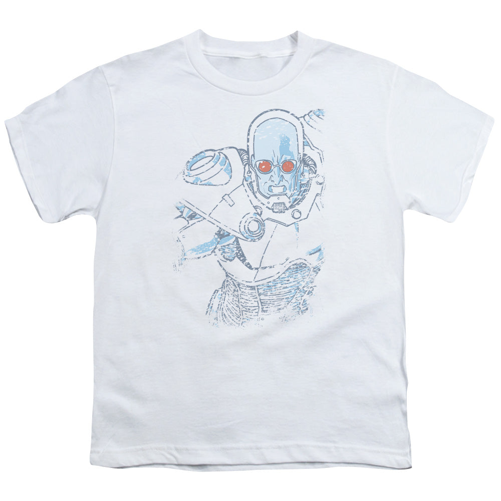 Batman Snowblind Freeze Licensed Kid's T-Shirt (Ages 4-7) SM