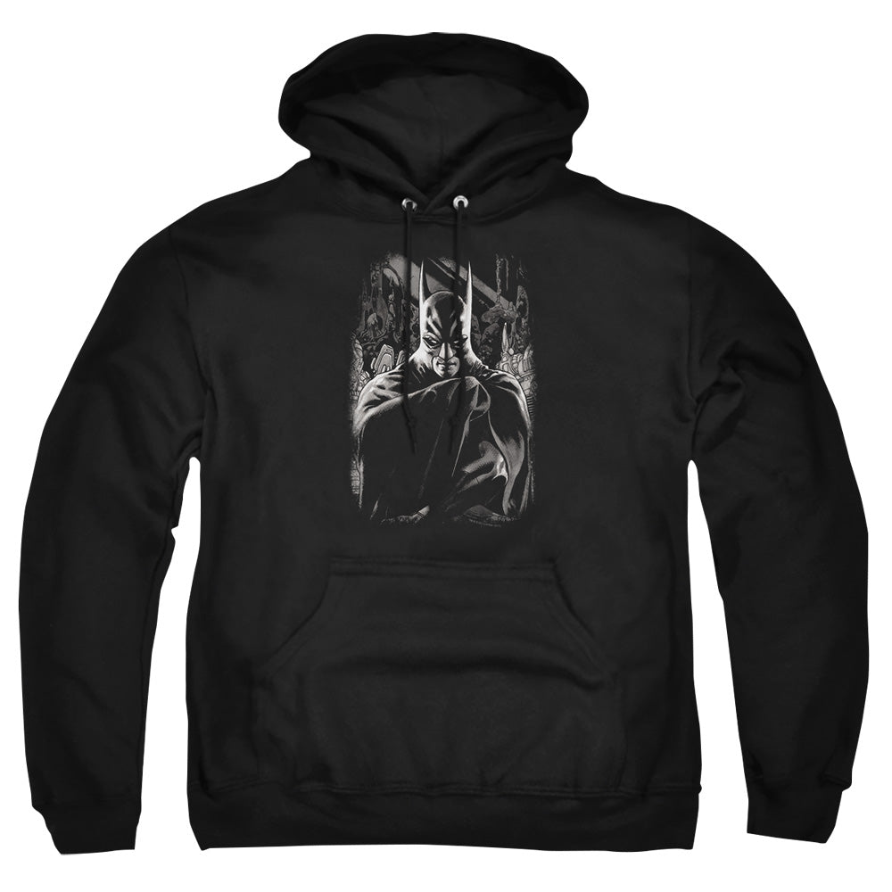 AN OFFCIALLY LICENSED BATMAN DETECTIVE 821 COVER ADULT UNISEX PULLOVER HOODIE BLACK