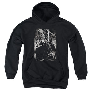 AN OFFCIALLY LICENSED BATMAN DETECTIVE 821 COVER YOUTH HOODIE BLACK