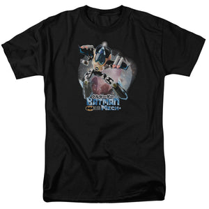 AN OFFCIALLY LICENSED BATMAN BATMAN MECH MEN'S REGULAR FIT T-SHIRT BLACK