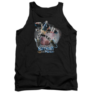 AN OFFCIALLY LICENSED BATMAN BATMAN MECH ADULT UNISEX TANK TOP BLACK