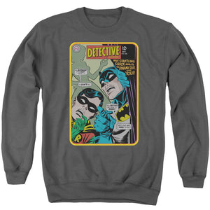 AN OFFCIALLY LICENSED BATMAN DETECTIVE #380 ADULT UNISEX CREWNECK SWEATSHIRT CHARCOAL
