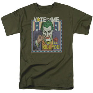 AN OFFCIALLY LICENSED BATMAN DARK DETECTIVE #1 MEN'S REGULAR FIT T-SHIRT MILITARY GREEN