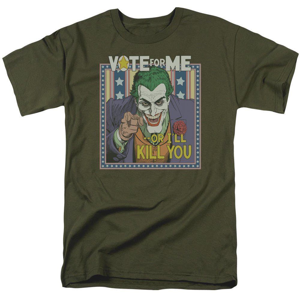 AN OFFCIALLY LICENSED BATMAN DARK DETECTIVE #1 MEN'S REGULAR FIT T-SHIRT MILITARY GREEN