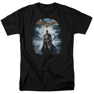 AN OFFCIALLY LICENSED BATMAN AA GAME COVER MEN'S REGULAR FIT T-SHIRT BLACK