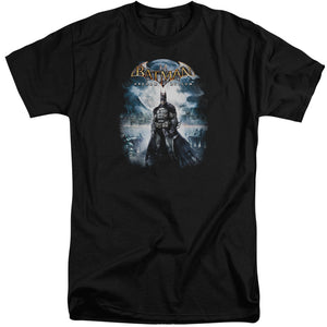 AN OFFCIALLY LICENSED BATMAN AA GAME COVER MEN'S TALL FIT T-SHIRT BLACK