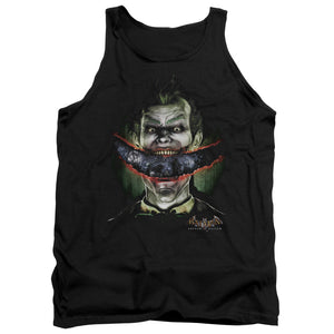 AN OFFCIALLY LICENSED BATMAN AA CRAZY LIPS ADULT UNISEX TANK TOP BLACK