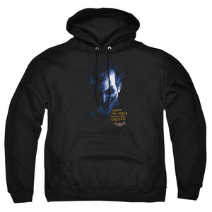 AN OFFCIALLY LICENSED BATMAN AA ARKHAM JOKER ADULT UNISEX PULLOVER HOODIE BLACK