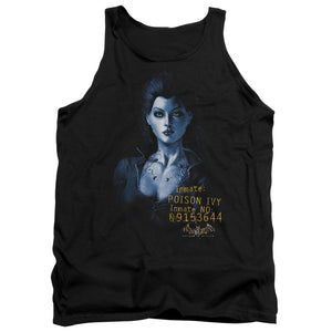 AN OFFCIALLY LICENSED BATMAN AA ARKHAM POISON IVY ADULT UNISEX TANK TOP BLACK