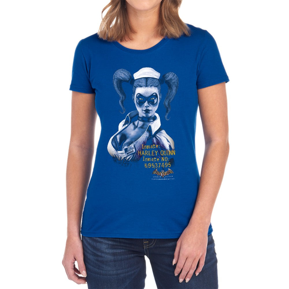 Batman Aa Arkham Harley Quinn Licensed Women's T-Shirt Regular Fit MD-LG