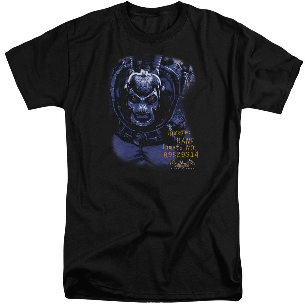 AN OFFCIALLY LICENSED BATMAN AA ARKHAM BANE MEN'S TALL FIT T-SHIRT BLACK