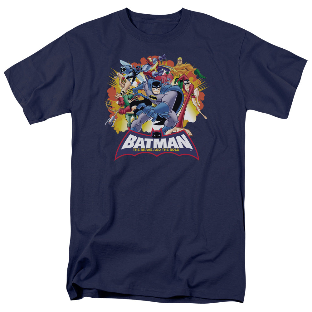 Batman Bb Explosive Heroes Licensed Adult Unisex T-Shirt Regular Fit Tee SM-3X