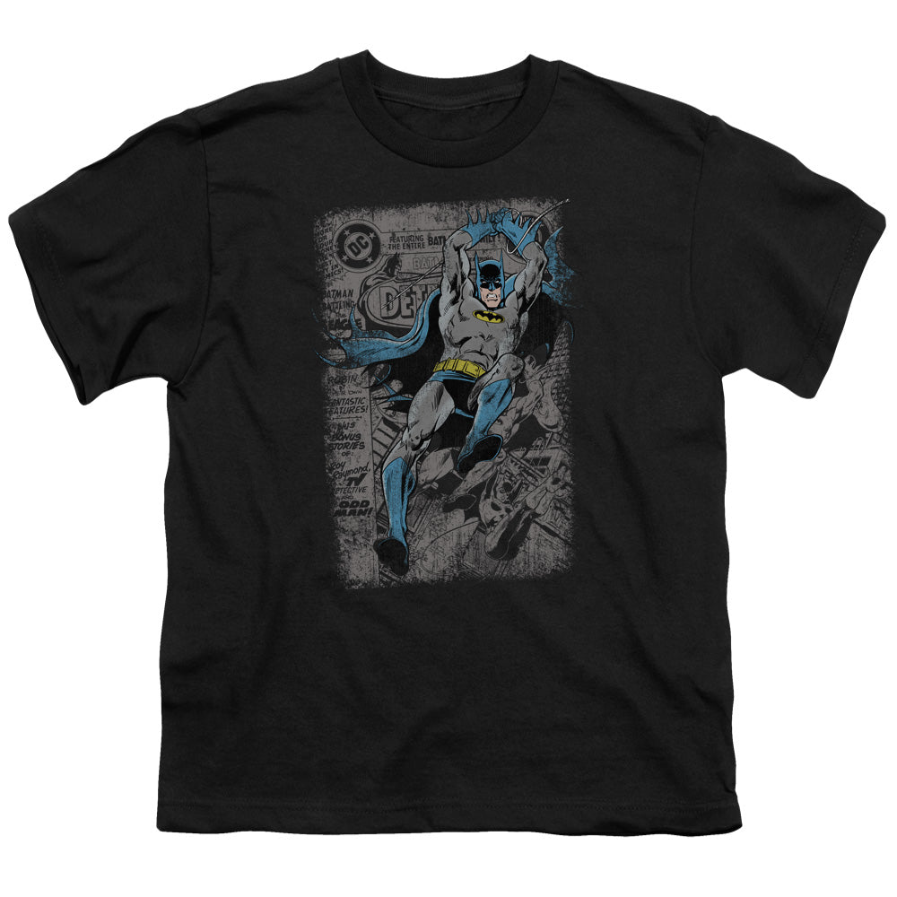 Batman Detective #487 Distress Licensed Kid's T-Shirt (Ages 4-7) XS-XL