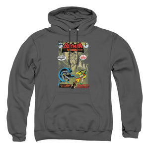 AN OFFCIALLY LICENSED BATMAN #232 COVER ADULT UNISEX PULLOVER HOODIE CHARCOAL