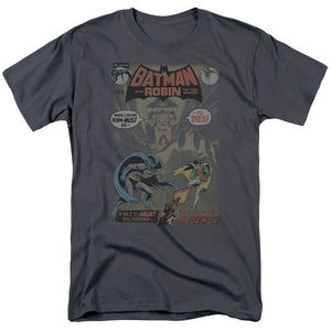 AN OFFCIALLY LICENSED BATMAN #232 COVER MEN'S REGULAR FIT T-SHIRT CHARCOAL