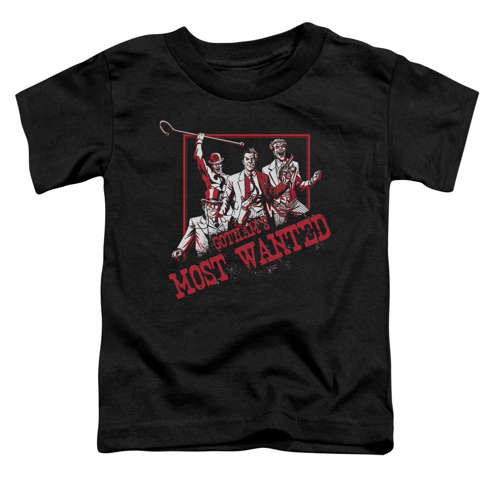 Batman Gothams Most Wanted Licensed Toddler T-Shirt LG