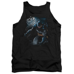 AN OFFCIALLY LICENSED BATMAN LIGHT OF THE MOON ADULT UNISEX TANK TOP BLACK