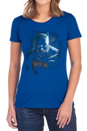 AN OFFCIALLY LICENSED BATMAN DONT MESS WITH THE BAT WOMEN'S REGULAR FIT T-SHIRT BLACK