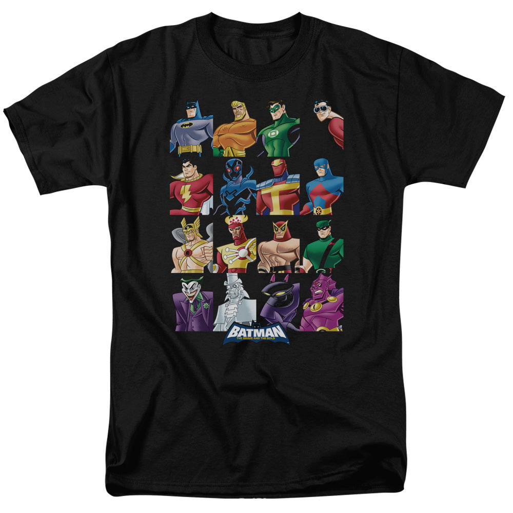 Batman Bb Cast Of Characters Licensed Adult Unisex T-Shirt Regular Fit Tee SM-3X
