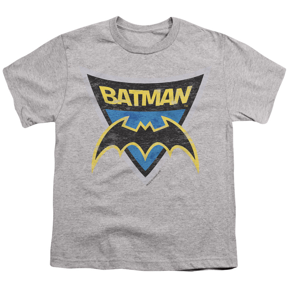 Batman Bb Batman Shield Licensed Kid's T-Shirt (Ages 4-7) XS-XL