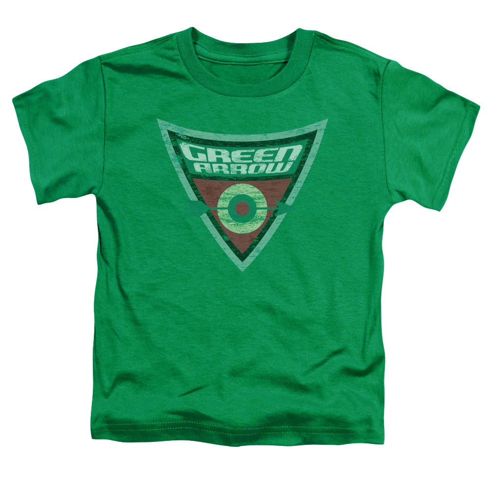 Batman Bb Green Arrow Shield Licensed Toddler T-Shirt LG