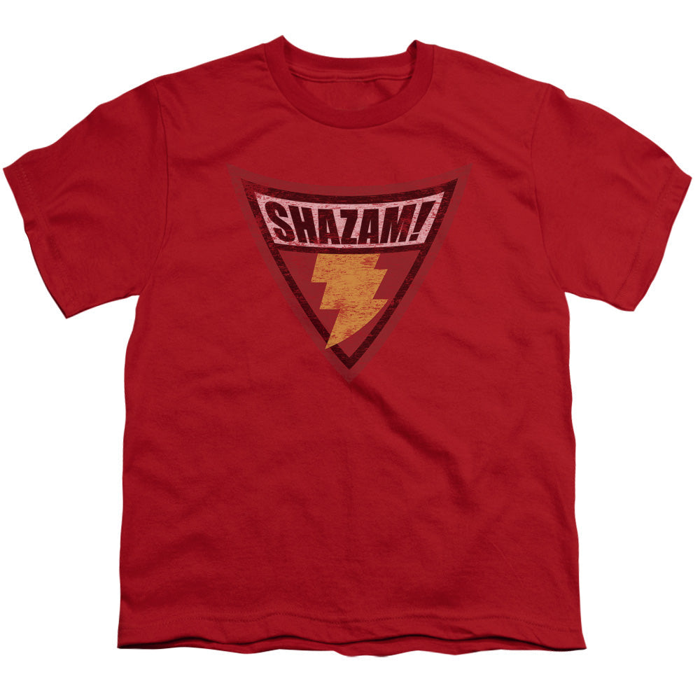 Batman Bb Shazam Shield Licensed Kid's T-Shirt (Ages 4-7) XS-LG