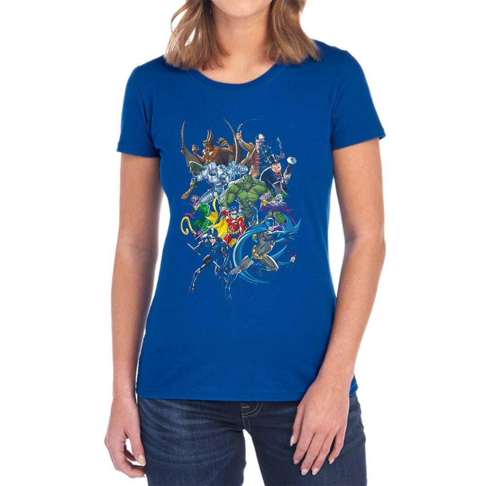 Batman Saints And Psychos Licensed Women's T-Shirt Regular Fit SM-LG