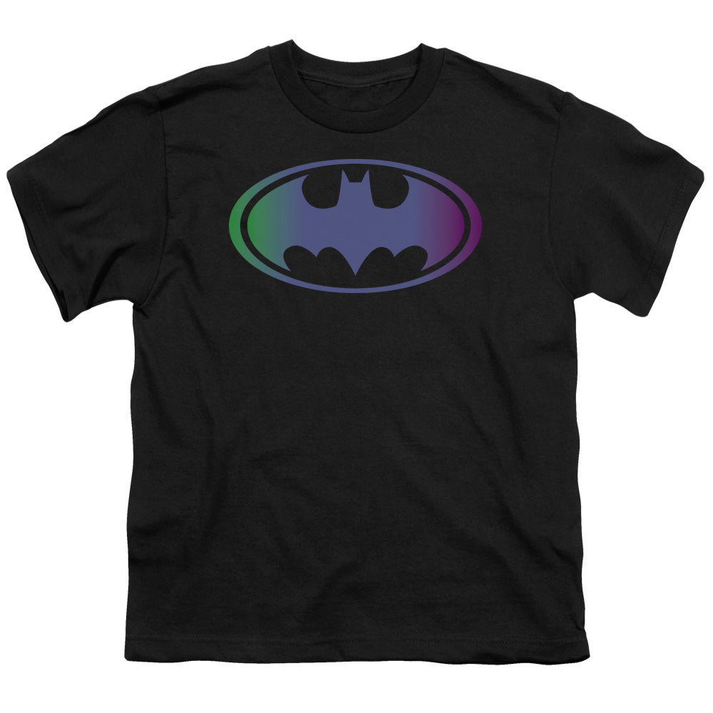 Batman Gradient Bat Logo Licensed Kid's T-Shirt (Ages 4-7) XS-XL