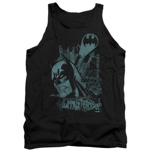 AN OFFCIALLY LICENSED BATMAN GRITTED TEETH ADULT UNISEX TANK TOP BLACK
