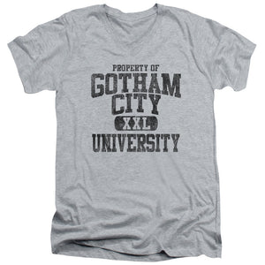 AN OFFCIALLY LICENSED BATMAN PROPERTY OF GCU MEN'S V-NECK T-SHIRT ATHLETIC HEATHER