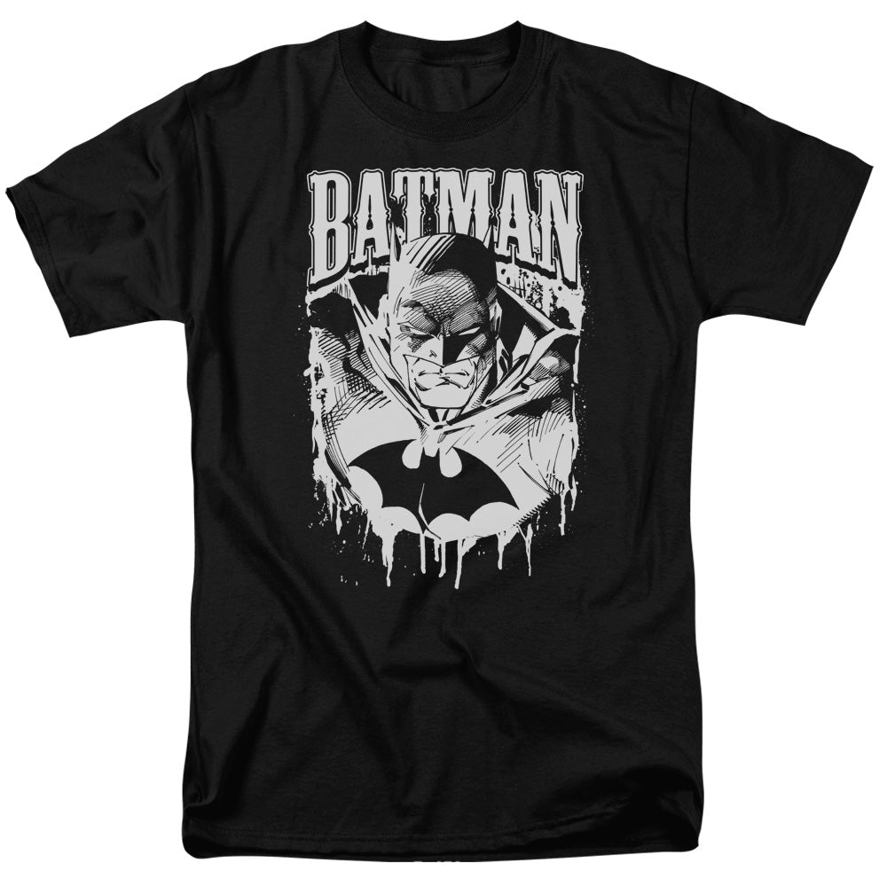 Batman Bat Metal Licensed Adult Unisex T-Shirt Regular Fit Tee SM-3X