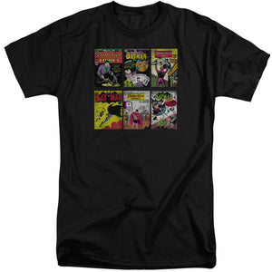 AN OFFCIALLY LICENSED BATMAN BM COVERS MEN'S TALL FIT T-SHIRT BLACK